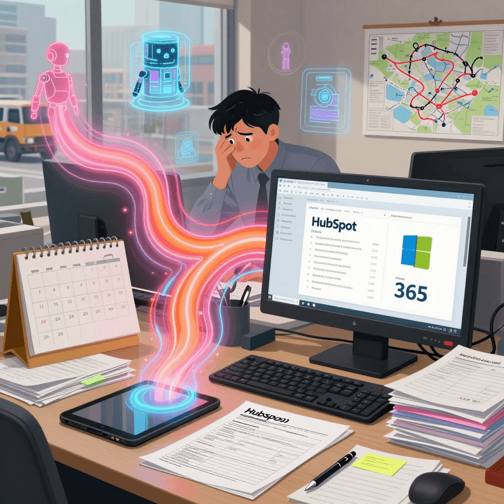 Synchronize Field Service with HubSpot CRM & Dynamics 365